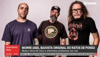 Globo paralisa jornal às pressas e confirma notícia de partida de estrela da música (Foto: Reprodução / Internet)