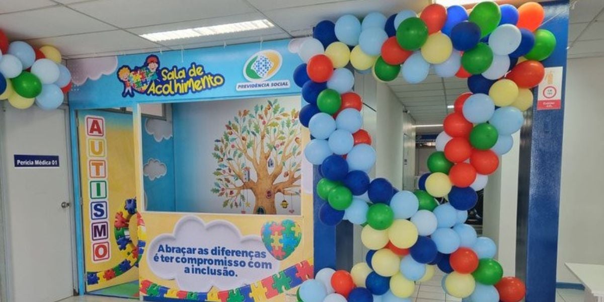 Sala especial para as crianças com Transtorno Espectro Autista (Reprodução: Internet)