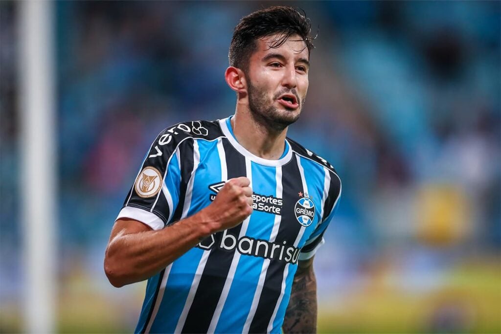 Matías Villasanti, craque de futebol do Grêmio (Foto: Lucas Uebel/Grêmio)