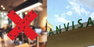 Anvisa e Restaurante interditado com baratas - (Reprodução Internet)