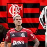 Bandeira do Flamengo, Pedro e Landim - Foto Reprodução Internet