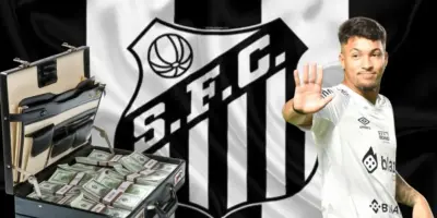 R$107 milhões e adeus antes do paulista: Gigante peita o Santos pra contratar Marcos Leonardo imediatamente