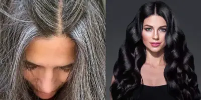 Tinta natural imbatível contra os fios brancos: Misturinha milagrosa devolve a cor do seu cabelo em 3 passos