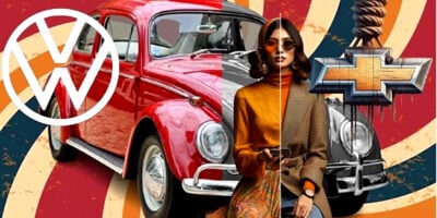 Fusca, carro icônico da Volkswagen, volta a aterrorizar rivais como a Chevrolet (Foto Reprodução/Montagem/Lennita/Tv Foco)