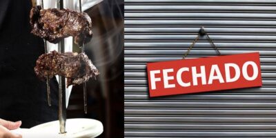 Churrascaria e loja fechada (Fotos: Reproduções / Instagram / Internet)