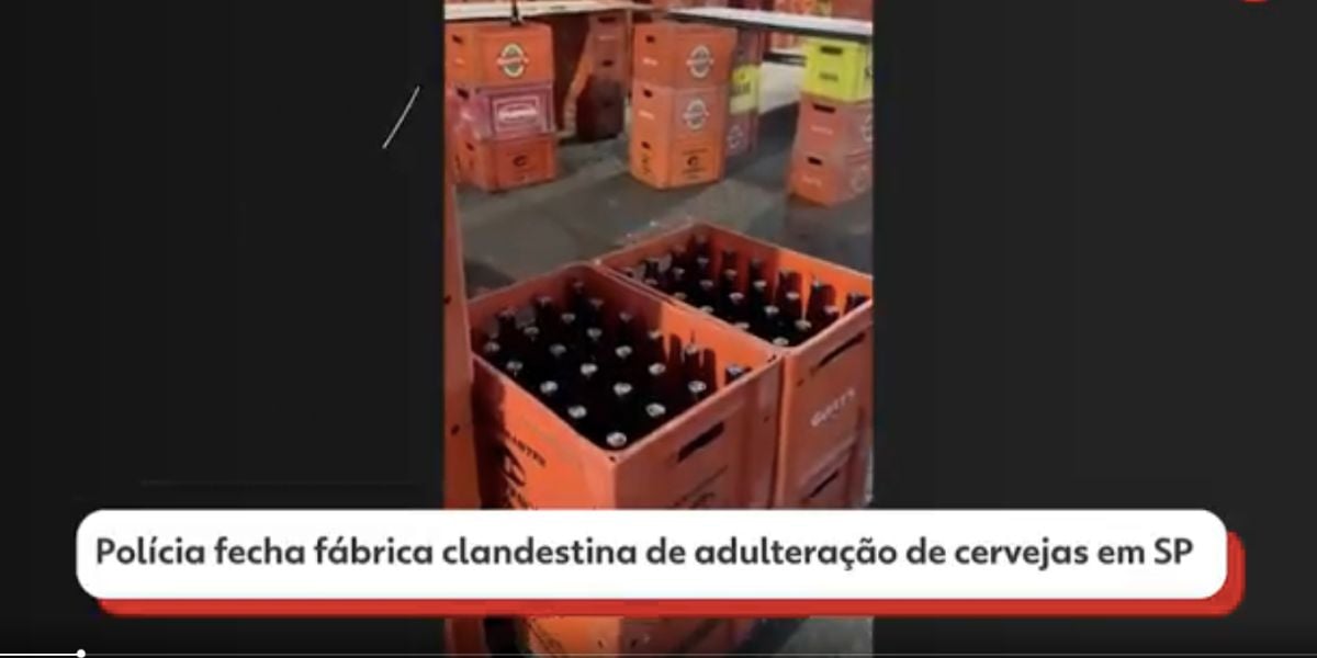 Fábrica clandestina (Foto: Reprodução / G1)