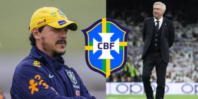 Sem Ancelotti e Diniz com os dias contados: Novo treinador gringo é escolhido pra seleção e paralisa o Brasil - (Montagem Tv Foco)
