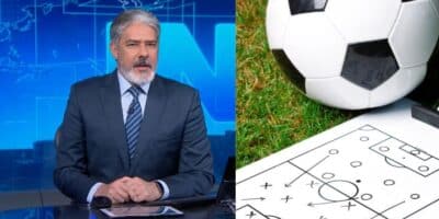 William Bonner confirma a demissão de técnico - Montagem Tv Foco