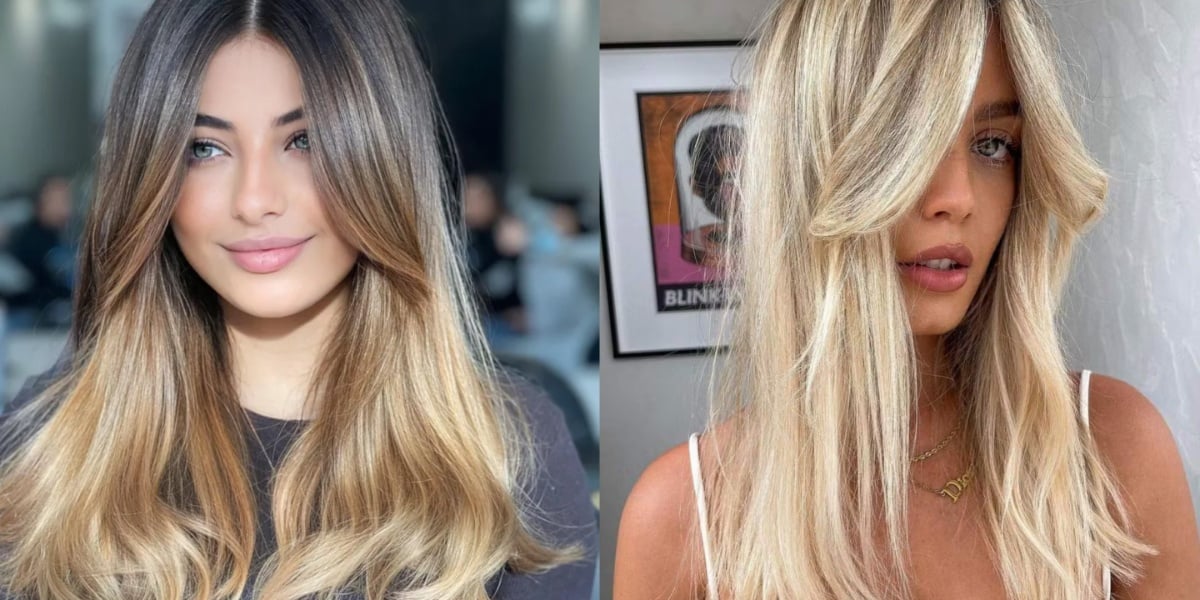 Franja longa em cabelo longo (Foto: Reprodução/ Internet)