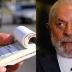 Guarda fazendo multa / Presidente Lula - Montagem TVFOCO