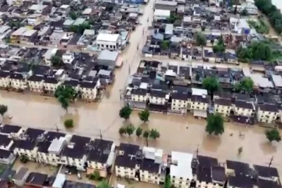 Imagens aéreas após chuva na Zona Norte do Rio de Janeiro - Foto Internet Imagens aéreas após chuva na Zona Norte do Rio de Janeiro - Foto Internet