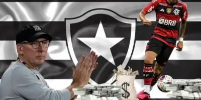 Caminhão de dinheiro e 2 reforços: Textor não para em Luis Henrique e parte pra contratar craque do Flamengo
