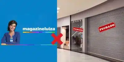 Logo da Magazine Luiza e rival fechada - Foto Reprodução Internet