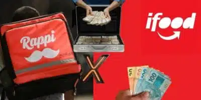 Logo do Rappi e Ifood - Foto Reprodução Internet