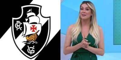 Logo do Vasco / Renata Fan - Montagem TVFOCO