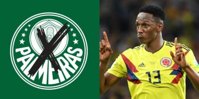 Palmeiras e Yerry Mina - (MOntagem TV Foco)