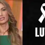 Patrícia Poeta no Encontro e imagem de luto (Fotos: Reproduções / Globo/ Canva)