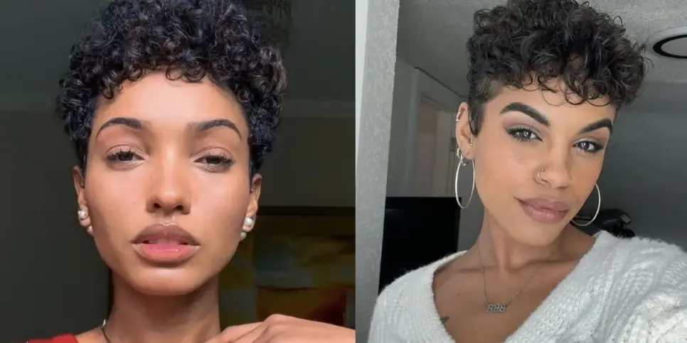 Pixie curto Pixie curto
