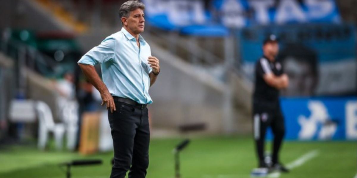Renato Gaúcho no Grêmio - Foto Internet