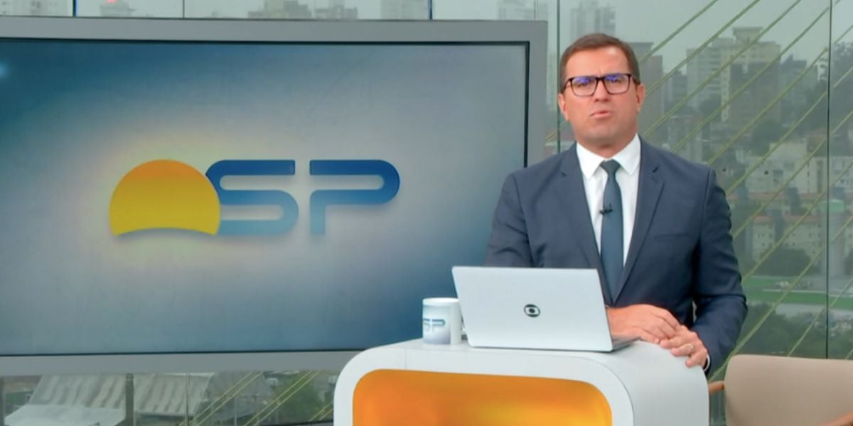 Rodrigo Bocardi no Bom Dia São Paulo (Foto: Reprodução / Globo)