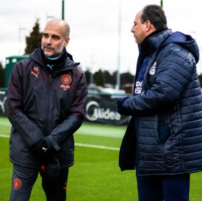 Rogério Ceni e Guardiola - Foto Instagram