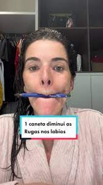 Exercício com caneta (Foto: Reprodução/ Internet)