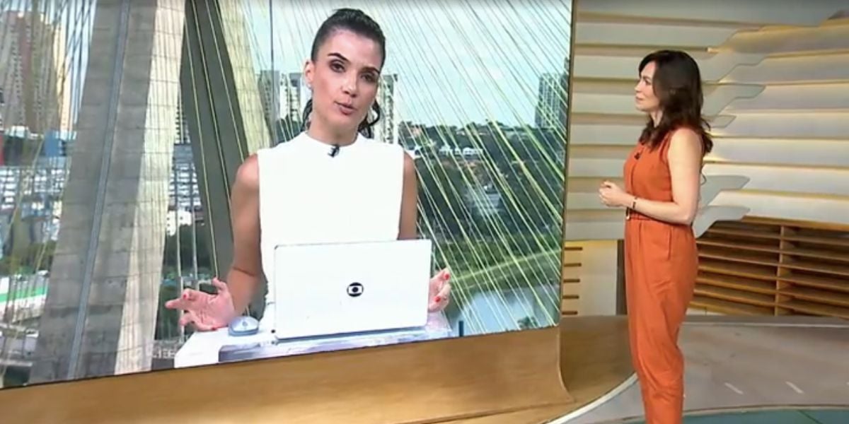 Sabina Simonato e Ana Paula Araújo no Bom Dia Brasil (Foto: Reprodução / Globo)