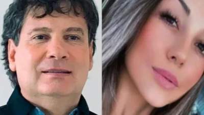 Sérgio Souza Corrêa e sua esposa - Foto Internet