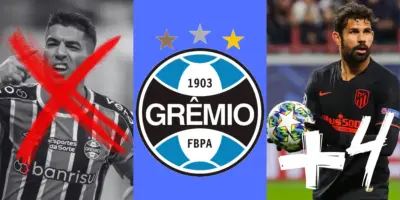Diego Costa e +4: barca com 5 joias é oferecida ao Grêmio para finalmente ocupar o lugar de Suárez