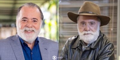 Tony Ramos interpreta Antônio em Terra e Paixão (Foto: Reprodução / Globo / Montagem TV Foco)