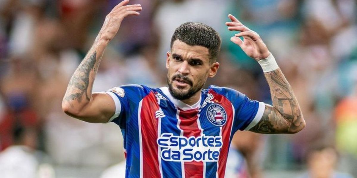 Cauly causou interesse no Palmeiras, mas seguirá no Bahia (Reprodução: Internet)