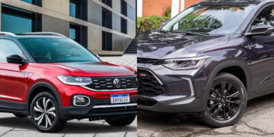 T-Cross da Volkswagen perde para Tracker da Chevrolet (Foto: Divulgação)