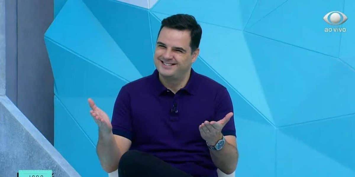 Chico Garcia está sendo o parceiro de Renata Fan (Reprodução: Band)