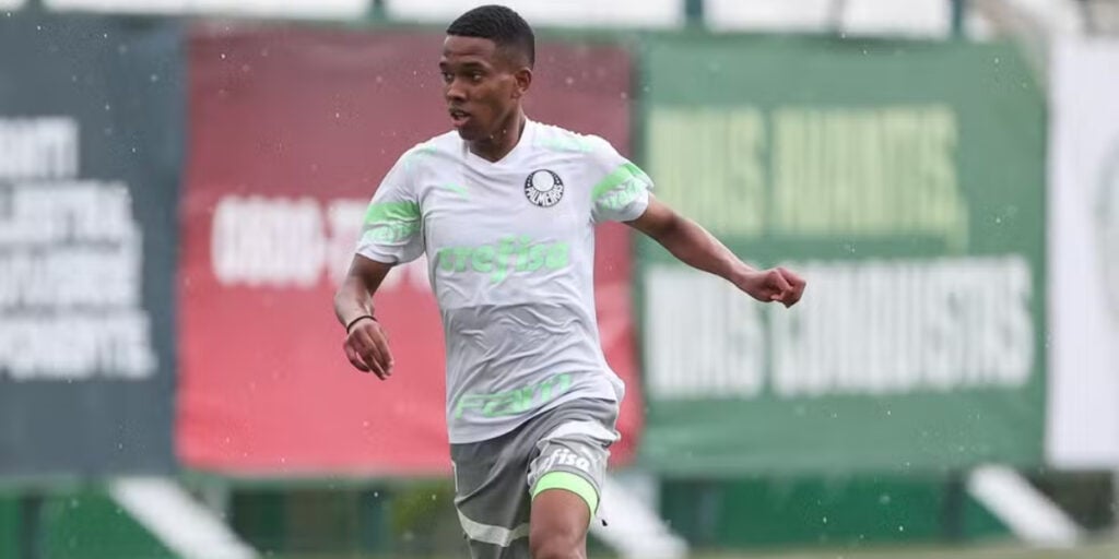 Estevão no Palmeiras (Foto: Divulgação)