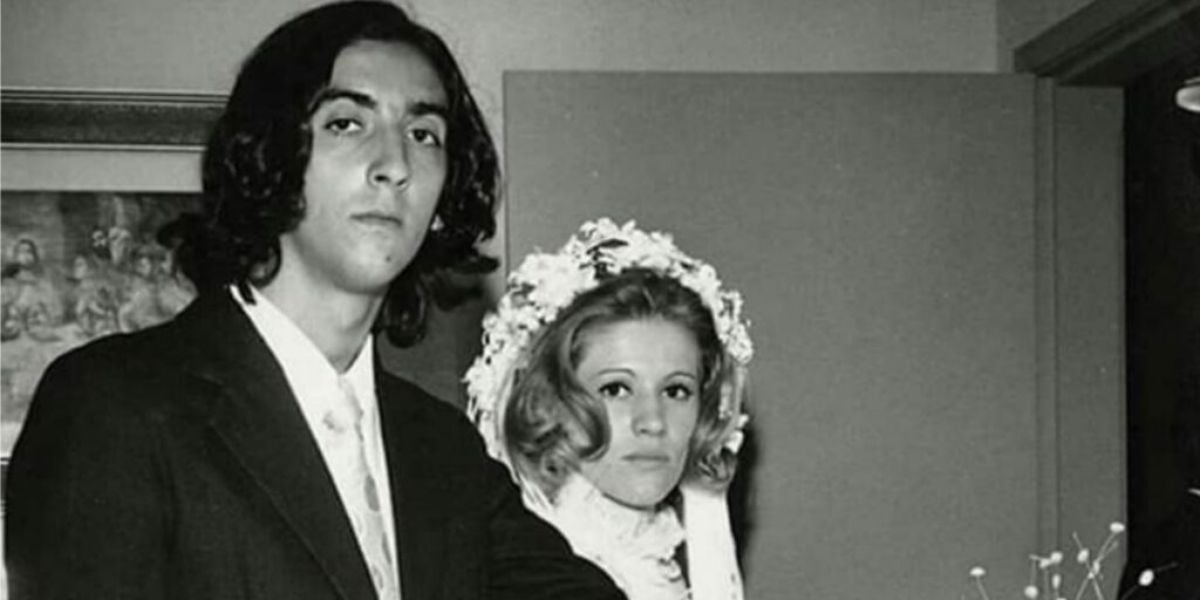 O narrador junto com Lúcia Ferro Costa em 1972 (Reprodução: Facebook)