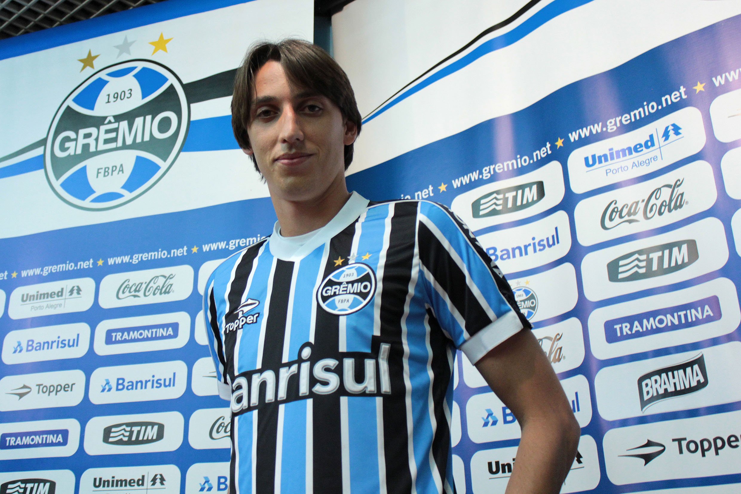 Jogador Geromel (Foto: Wesley Santos)