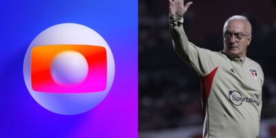 Jornal da Globo paralisado com bomba sobre saída de Dorival do São Paulo (Reprodução: Montagem TV Foco)