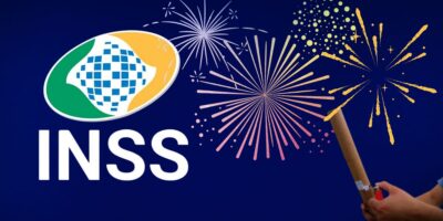 Lista de beneficiários do INSS soltando fogos com antecipação (Reprodução: Montagem TV Foco)