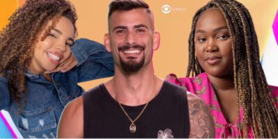 Enquete BBB24: Giovanna, Nizam e Raquele estão no paredão (Foto: Reprodução / Globo / Montagem TV Foco)