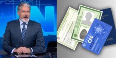 William Bonner paralisa JN com adeus a documento tradicional (Reprodução: Montagem TV Foco)