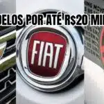 5 modelos por até R$20 mil (Reprodução/Montagem TV Foco)