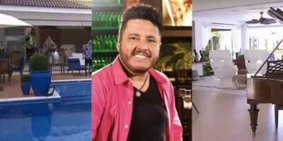 Mansão milionária de Bruno, do Marrone (Reprodução/Montagem TV Foco)