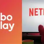 Anúncio de rival do Globoplay, Netflix (Reprodução/Montagem TV Foco)