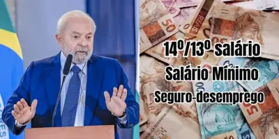 14º, mais 1 mil no 13º, seguro desemprego e salário mínimo aumentando pela 2º vez: 4 viradas do governo Lula