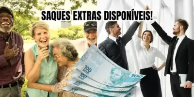 R$ 118, R$ 1.400 e R$ 6.200: 3 saques extras ainda estão disponíveis para idosos e trabalhadores em fevereiro
