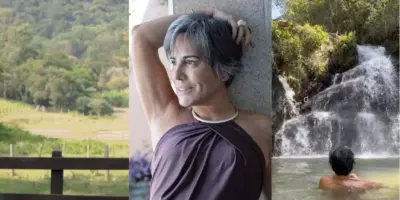 Cachoeira, criação de gado e de grãos: Fazenda de Glória Pires é maior que shopping e jorra milhões à atriz