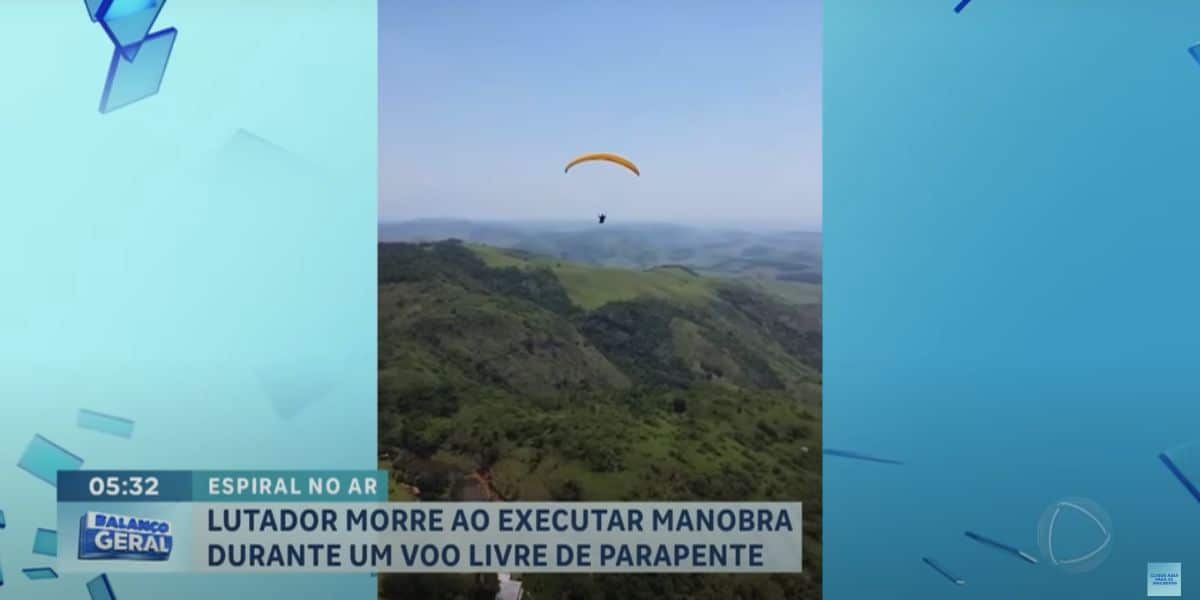 Reportagem do Balanço Geral sobre o caso de Caio Oliveira (Reprodução/Record)