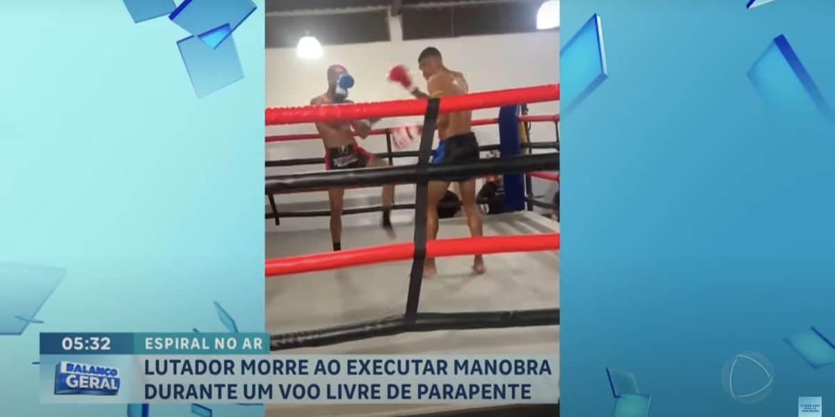 Lutador de muay thai morre aos 23 anos (Reprodução/Record)