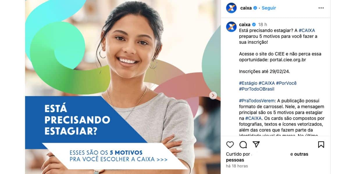 Comunicado da Caixa (Reprodução/Internet)