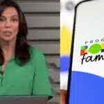 Ana Paula Araújo no Bom Dia Brasil e aplicativo do Bolsa Família (Fotos: Reproduções / Globo / Luis Lima Jr./Fotoarena/Estadão Conteúdo)